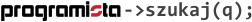 Programista [logo]